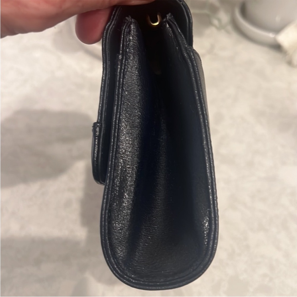 Vintage Givenchy Dark Navy and Gold
Leather Clutch - Picture 7 of 7